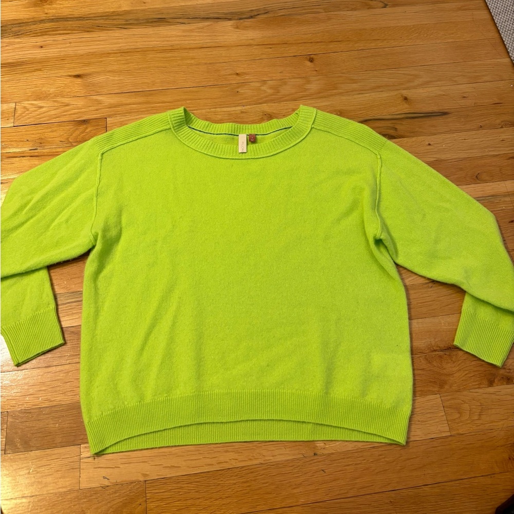 Pilcro Women's Lime Green Sweater Size S